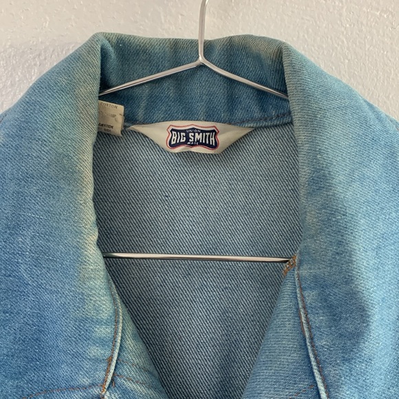 VTG 60’s, 70’s Big Smith Snap Front Denim Work Shirt - Picture 3 of 8